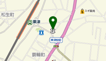 toto取扱 はくさん信用金庫粟津駅前支店の地図画像