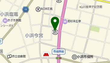 toto取扱 小浜信用金庫本店営業部の地図画像