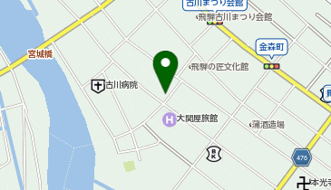 toto取扱 高山信用金庫古川支店の地図画像