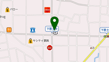 toto取扱 東濃信用金庫下恵土支店の地図画像