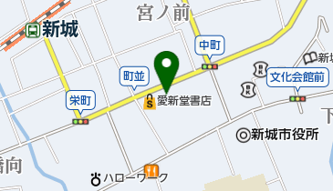 toto取扱 豊川信用金庫新城中央支店の地図画像