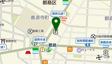 toto取扱 大阪信用金庫都島支店の地図画像