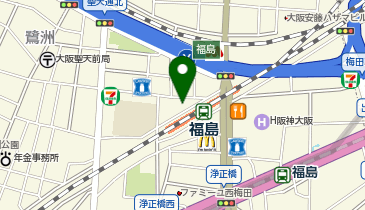 toto取扱 大阪信用金庫上福島支店の地図画像