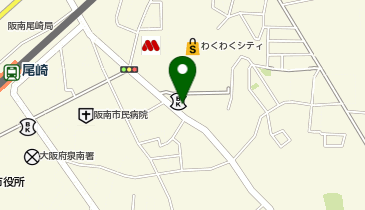 toto取扱 大阪信用金庫尾崎支店の地図画像