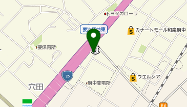 toto取扱 大阪信用金庫和泉支店の地図画像