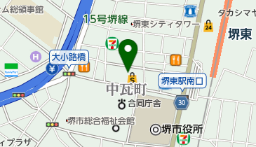 toto取扱 大阪信用金庫堺東支店の地図画像