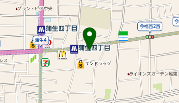 toto取扱 大阪シティ信用金庫 城東支店の地図画像