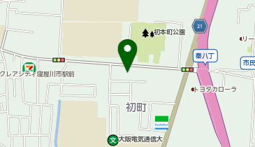 toto取扱 枚方信用金庫寝屋川支店の地図画像