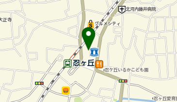 toto取扱 枚方信用金庫忍ヶ丘支店の地図画像