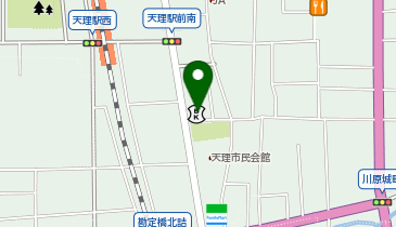 toto取扱 大和信用金庫天理支店の地図画像