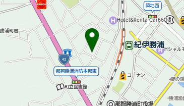 toto取扱 新宮信用金庫勝浦支店の地図画像