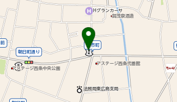 toto取扱 呉信用金庫 西条支店の地図画像