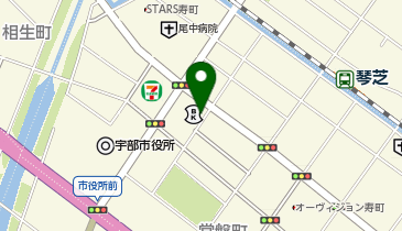 toto取扱 西中国信用金庫宇部支店の地図画像