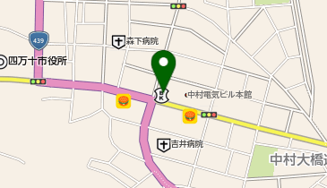 toto取扱 幡多信用金庫本店の地図画像