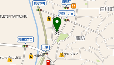 toto取扱 福岡ひびき信用金庫枝光支店の地図画像