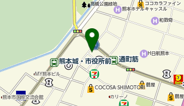 toto取扱 熊本信用金庫本店営業部の地図画像