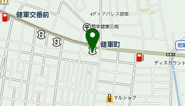 toto取扱 熊本第一信用金庫 健軍支店の地図画像