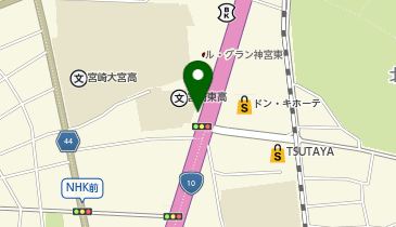 toto取扱 高鍋信用金庫宮崎北支店の地図画像