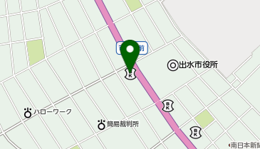 toto取扱 鹿児島信用金庫出水支店の地図画像
