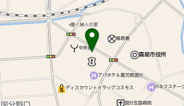 toto取扱 鹿児島相互信用金庫国分支店の地図画像