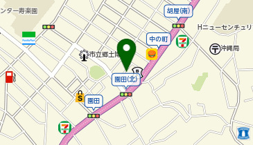 toto取扱 コザ信用金庫本店営業部の地図画像