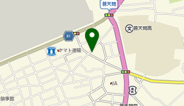 toto取扱 コザ信用金庫普天間支店の地図画像