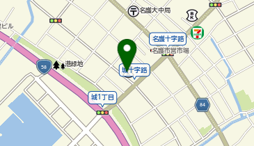 toto取扱 コザ信用金庫名護支店の地図画像