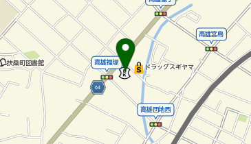 toto取扱 いちい信用金庫扶桑支店の地図画像