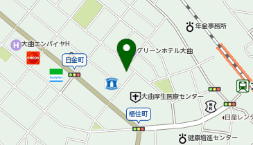 toto取扱 羽後信用金庫 大曲支店の地図画像