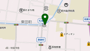 toto取扱 萩山口信用金庫萩支店の地図画像