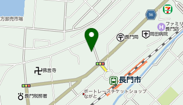 toto取扱 萩山口信用金庫長門支店の地図画像