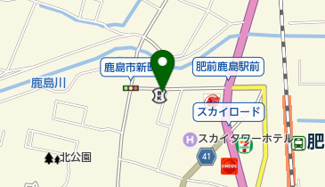 toto取扱 九州ひぜん信用金庫鹿島支店の地図画像
