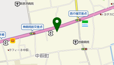 toto取扱 東予信用金庫中萩支店の地図画像