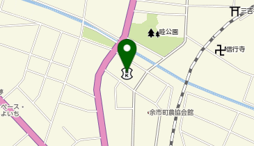 toto取扱 北海道信用金庫余市支店の地図画像