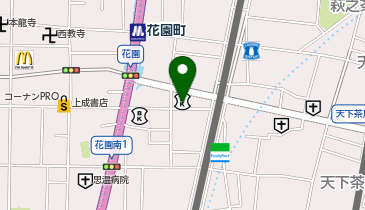toto取扱 大阪信用金庫花園支店の地図画像