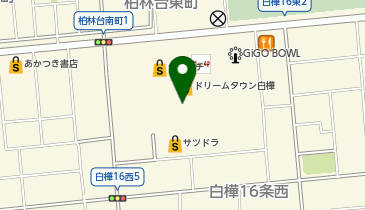 GiGOドリームタウン白樺の地図画像