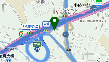 BY THE POOLの地図画像