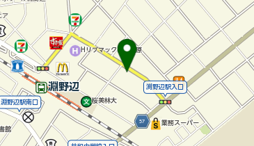 東南食堂の地図画像