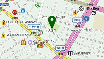 川崎の秘密基地の地図画像