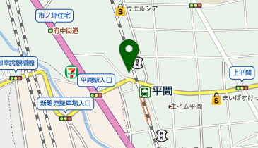 和バル七六平間店の地図画像