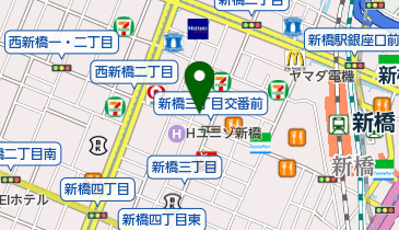 UP新橋2号店の地図画像