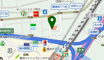 UP横浜の地図画像