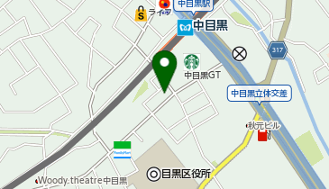 Darts Cafe UNO 中目黒の地図画像