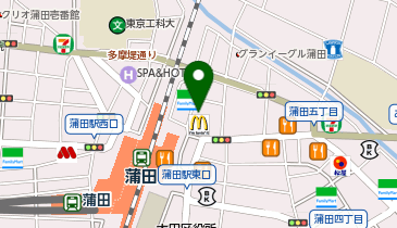 UP蒲田の地図画像