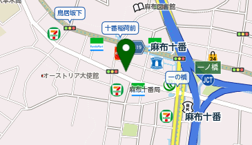 Darts Cafe UNO 麻布十番の地図画像