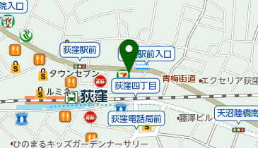 Dining&Darts 荻窪 D-standの地図画像