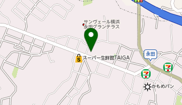 自遊空間 井土ヶ谷店の地図画像