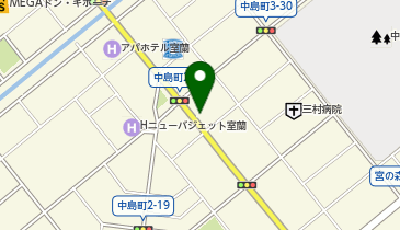 自遊空間 室蘭中島サンプラザ店の地図画像