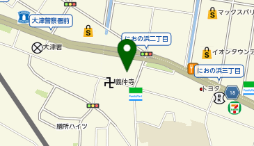 快活CLUB 大津膳所店の地図画像