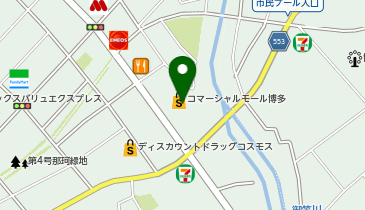 コート・ダジュール コマーシャルモール博多店の地図画像